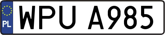 WPUA985