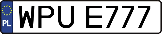 WPUE777