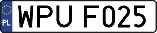 WPUF025