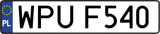 WPUF540
