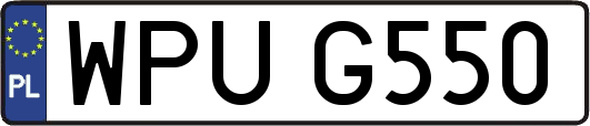 WPUG550