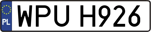 WPUH926