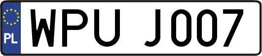 WPUJ007