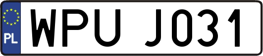 WPUJ031