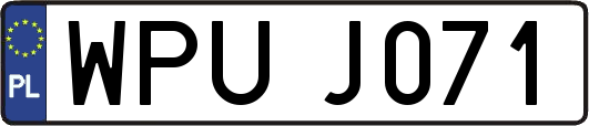 WPUJ071