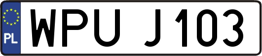 WPUJ103