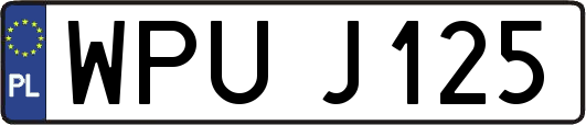 WPUJ125