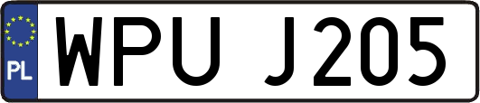 WPUJ205