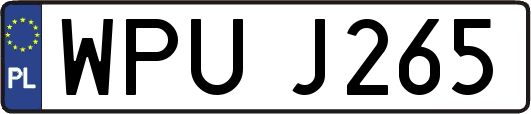 WPUJ265
