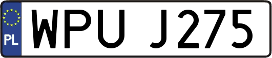 WPUJ275