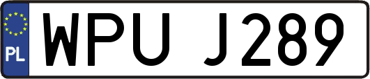 WPUJ289