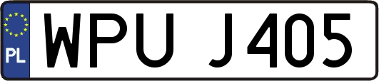 WPUJ405