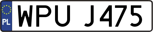 WPUJ475
