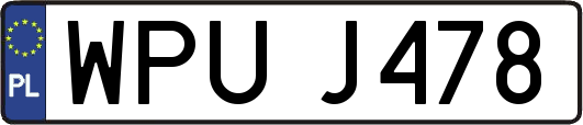 WPUJ478