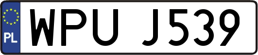 WPUJ539