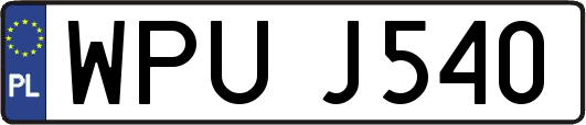 WPUJ540