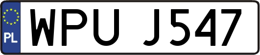 WPUJ547