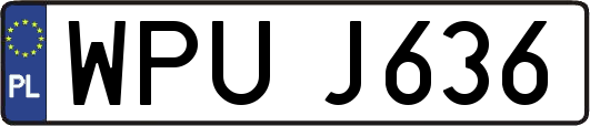 WPUJ636
