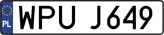 WPUJ649
