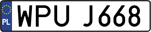 WPUJ668