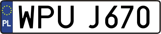 WPUJ670