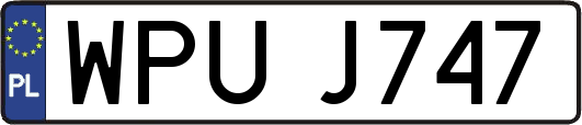 WPUJ747