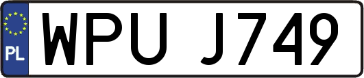 WPUJ749