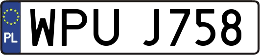 WPUJ758