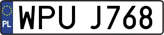WPUJ768