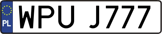 WPUJ777
