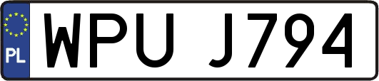 WPUJ794