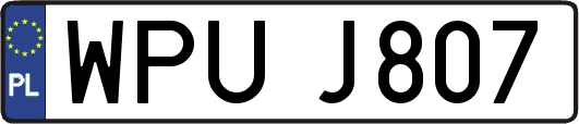 WPUJ807