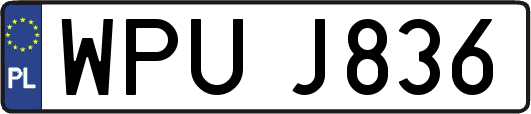 WPUJ836