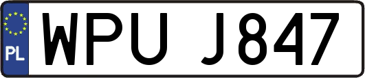 WPUJ847