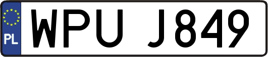 WPUJ849