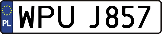 WPUJ857
