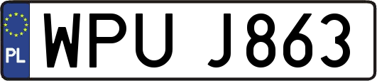 WPUJ863