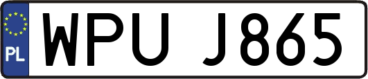 WPUJ865