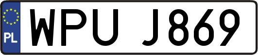 WPUJ869