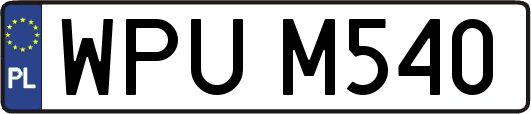 WPUM540