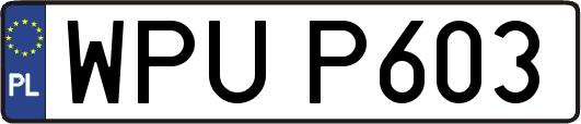 WPUP603