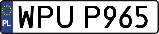 WPUP965