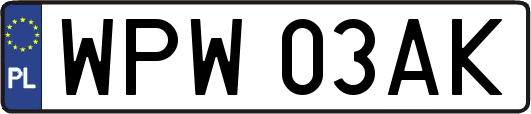 WPW03AK
