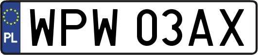 WPW03AX
