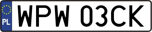 WPW03CK