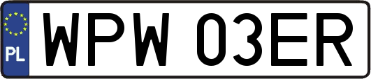 WPW03ER