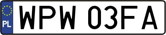 WPW03FA