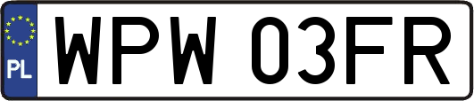 WPW03FR
