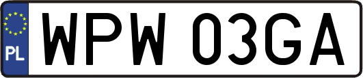 WPW03GA