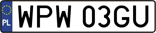 WPW03GU